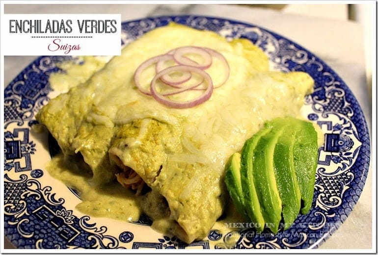 Enchiladas Verdes Suizas │Recetas de comida mexicana