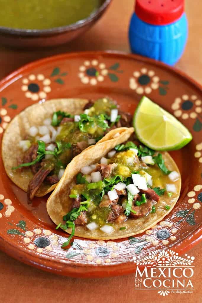 Tacos de Barbacoa de Lengua de res - México en mi cocina