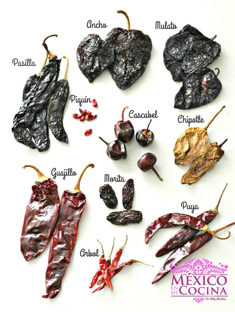 Tipos de Chiles Secos | Carácteristicas y usos en la Cocina Mexicana